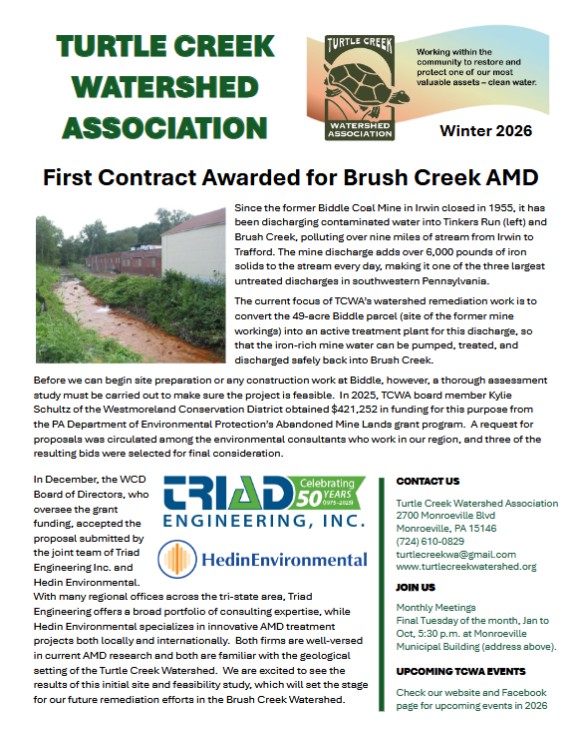 Cover of Winter 2026 Newsletter